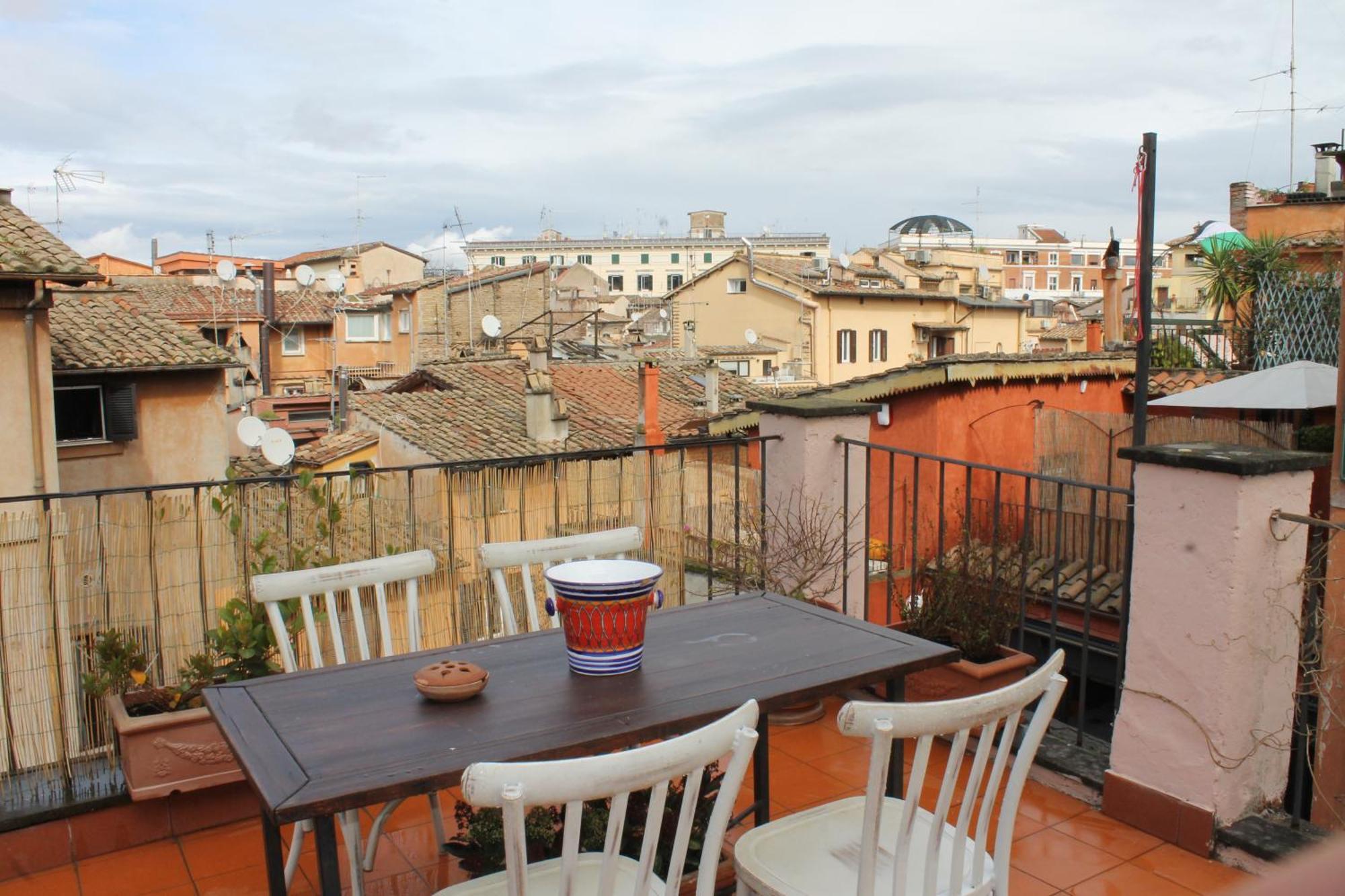 Casa Greco - Attico Con Terrazza, Trastevere 로마 외부 사진