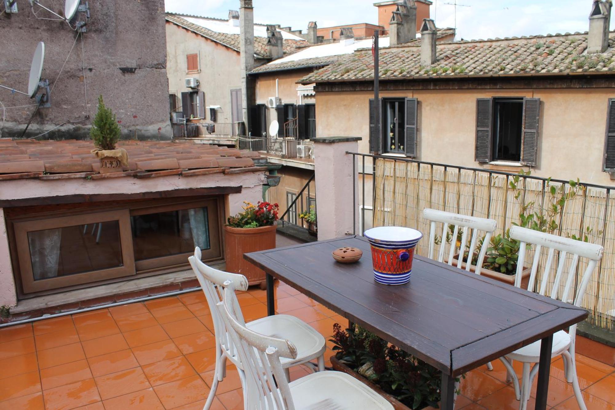 Casa Greco - Attico Con Terrazza, Trastevere 로마 외부 사진