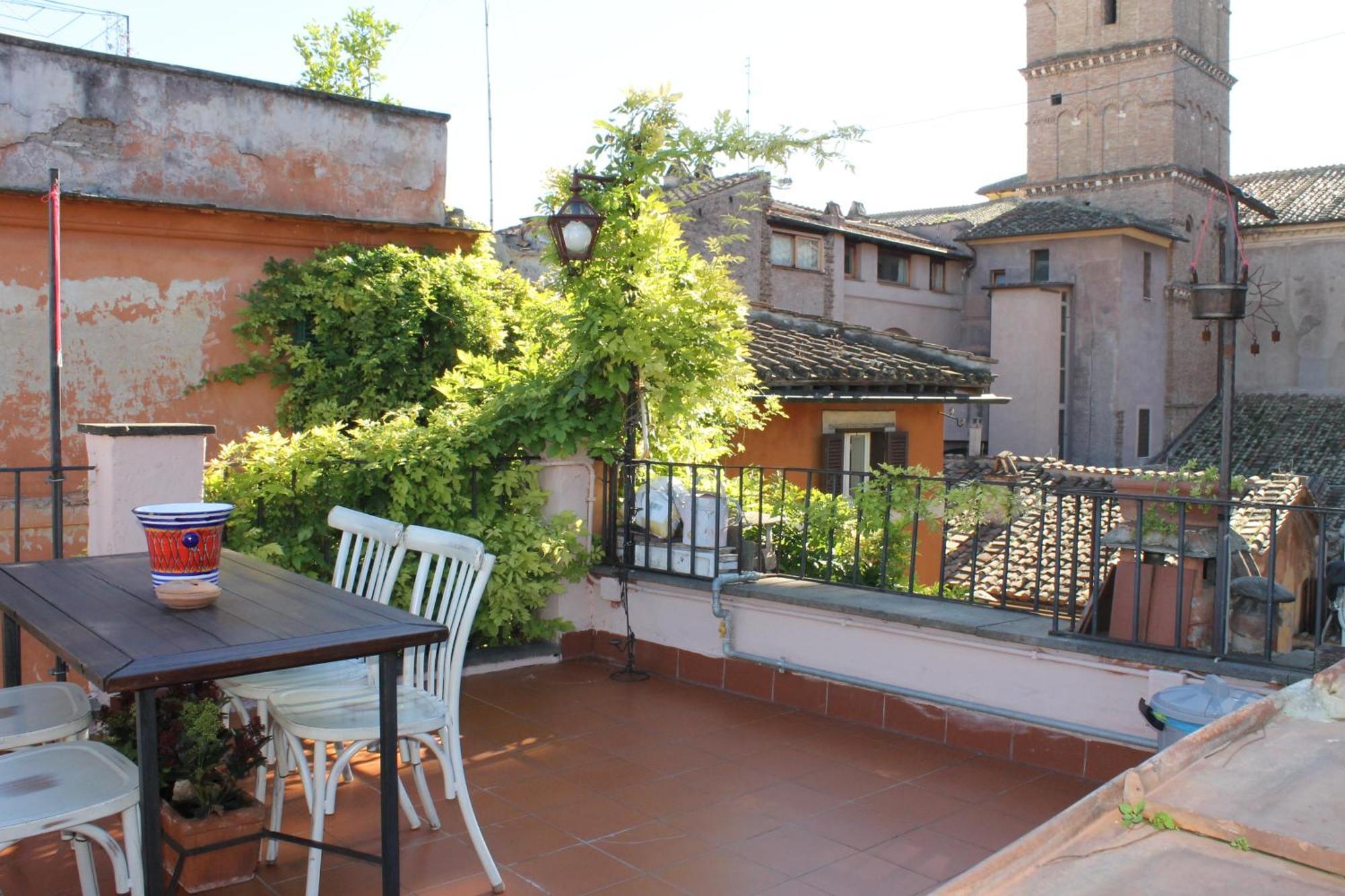 Casa Greco - Attico Con Terrazza, Trastevere 로마 외부 사진